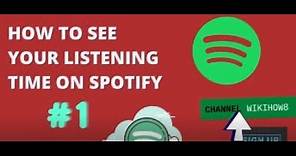How to See Your Listening Time on Spotify #1 #wikihow8