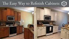The Easy Way to Refinish Kitchen Cabinets