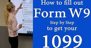 W9 Tax Form - How to fill out a Form W9, Tax Form W-9 and the 1099. Form W9 - W-9 Tax Form Explained