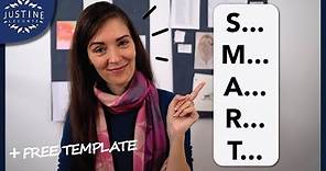New year resolutions with the S.M.A.R.T. model + free template