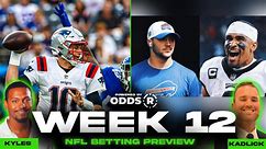 Will Patriots Beat Giants? + Week 12 NFL Picks w/ Kyles & Kadlick | Presented by OddsR