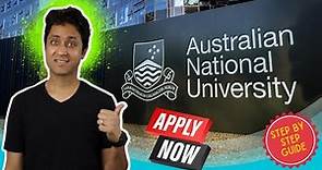 AUSTRALIAN NATIONAL UNIVERSITY with 100% Scholarship | Step By Step Guide | Academic, Life, Fee