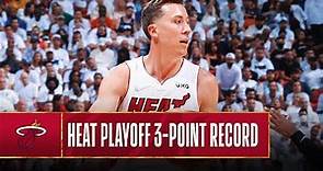 Duncan Robison Sinks 8 Threes For Heat Playoff Record!