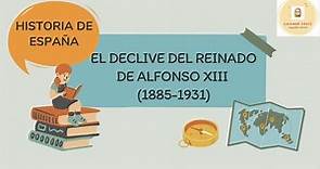 EL DECLIVE DEL REINADO DE ALFONSO XIII (1885-1931) DICTADURA DE PRIMO DE RIVERA