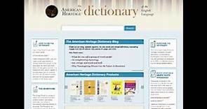The American Heritage Dictionary 2015