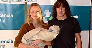 Primera imagen de Vanesa Lorenzo y Carles Puyol con su hija
