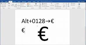 To type the Euro symbol (€) : How To Insert Euro € Symbol in Any Document