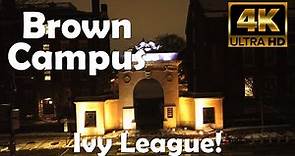 Brown University | 4K Campus Drone Tour at Night
