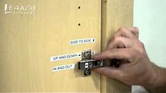 Cabinet Door Hinge Adjustment: Introduction