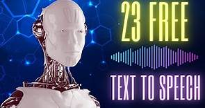 23 Best Free Text To Speech Software