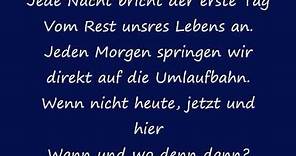 Cassandra Steen-Darum leben wir(+lyrics)