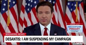 DeSantis ends 2024 presidential campaign. Watch the moment