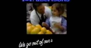Albertsons Supermarket - TV commercial - 1985