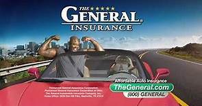 The General Insurance Commercial: The General Says His Slogan For Ten Minutes