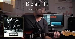 BEAT IT by Fall Out Boy | How to play :: Guitar Lesson :: Tutorial