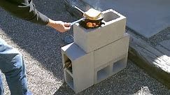The "4 Block" Rocket Stove! - DIY Rocket Stove - (Concrete/Cinder Block Rocket Stove) - Simple DIY