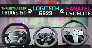 Ultimate Budget Sim Racing Wheel - Logitech G923 vsThrustmaster T3000rs GT vs Fanatec CSL Elite