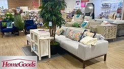 HOMEGOODS (3 DIFFERENT STORES) SHOP WITH ME SOFAS ARMCHAIRS FURNITURE SHOPPING STORE WALK THROUGH