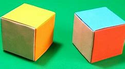 最简单的正方体手工制作，1分钟学会，5分钟折三个，快来试试吧1