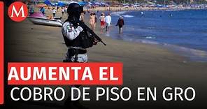 Extorsiones afecta el sector turístico en Acapulco