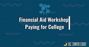 Financial Aid & Scholarship Series: Paying for College