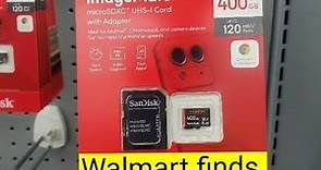 SanDisk 400gb micro sd card $49.99 Walmart finds