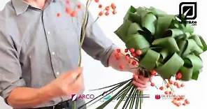 Floral hand tied bouquet tutorial how to make