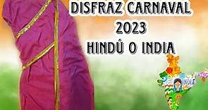 DISFRAZ CARNAVAL HINDU O INDIA | Carnaval 2023 niña