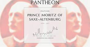 Prince Moritz of Saxe-Altenburg Biography - Prince Moritz of Saxe-Altenburg