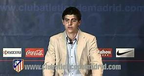 Presentación de Thibaut Courtois como portero del Atletico de Madrid