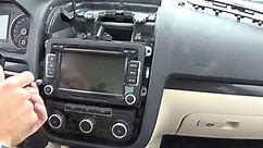VW Jetta MK5 Golf MKV Radio Removal and Replacement 2005 2006 2007 2008 2009 2010