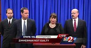 Angela Corey, prosecutors speak about George Zimmerman not guilty verdict