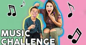 Andrea Espada Vs Son Music Challenge! PART 2!! | The Royalty Family