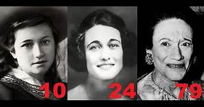 Wallis Simpson from 0 to 89 years old