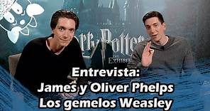 Harry Potter | Entrevista con James Phelps y Oliver Phelps / Fred y George Weasley | SUBS ON