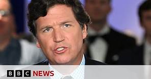 Tucker Carlson breaks silence after Fox News exit - BBC News
