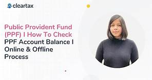 Public Provident Fund (PPF) I How To Check PPF Account Balance I Online & Offline Process