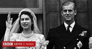 Así fue la boda de la reina Isabel II y el príncipe Felipe en 1947 - BBC News Mundo