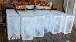 Giant Ice Block Making / 巨大冰塊製作 - Taiwan Ice Block Factory