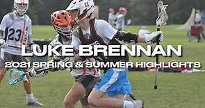 Luke Brennan (Class of 2024) 2021 Spring/Summer Lacrosse Highlights