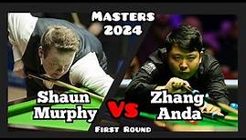 Shaun Murphy vs Zhang Anda - Masters Snooker 2024 - First Round Live