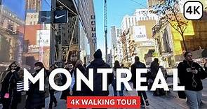 [4K] Montréal, Canada - Downtown Walking Tour 🇨🇦