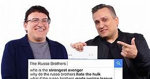 The Russo Brothers Answer the Web's Most Searched Questions | WIRED