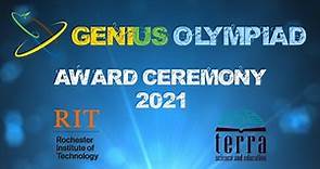 2021 Genius Olympiad Award Ceremony