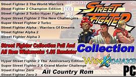 Street Fighter Collection All Rom Pack Winkawaks 1.65 Latest Emulator