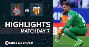 Resumen de RCD Espanyol vs Valencia CF (2-2)