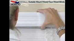 How to Install Outside-Mount Horizontal Window Blinds
