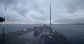 USS Mount Whitney Transits the Bosphorus Strait