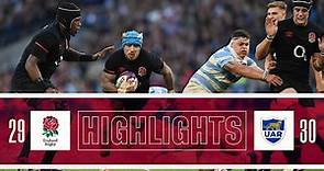 Highlights | England v Argentina at Twickenham