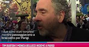 Monica Bellucci e Tim Burton innamorati a Roma